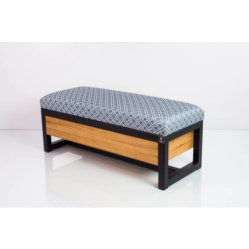 Ławka Pufa Tapicerowana Siedzisko Gładkie EVO 33 Stal LGMS-12 Rozmiary od 50 cm do 200 cm