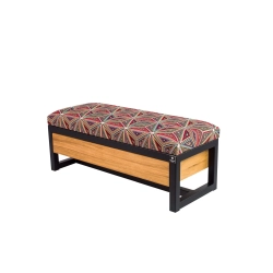 Ławka Pufa Tapicerowana Siedzisko Gładkie Malawi Stal LGMS-12 Rozmiary od 50 cm do 200 cm