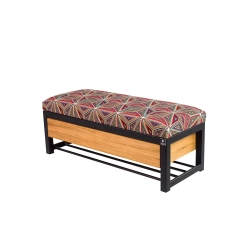 Ławka Pufa Tapicerowana Siedzisko Gładkie Malawi Stal LGMS-14 Rozmiary od 50 cm do 200 cm