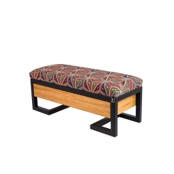 Ławka Pufa Tapicerowana Siedzisko Gładkie Malawi Stal LGMS-15 Rozmiary od 50 cm do 200 cm