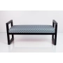 Ławka Pufa Tapicerowana Siedzisko Gładkie EVO 33 Stal LGMS-2 Rozmiary od 50 cm do 200 cm
