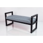 Ławka Pufa Tapicerowana Siedzisko Gładkie EVO 33 Stal LGMS-2 Rozmiary od 50 cm do 200 cm