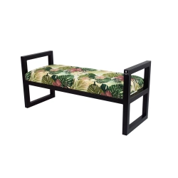 Ławka Pufa Tapicerowana Siedzisko Gładkie Tropic 01 Stal LGMS-2 Rozmiary od 50 cm do 200 cm