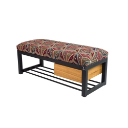 Ławka Pufa Tapicerowana Siedzisko Gładkie Malawi Stal LGMS-3 Rozmiary od 50 cm do 200 cm