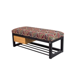 Ławka Pufa Tapicerowana Siedzisko Gładkie Malawi Stal LGMS-4 Rozmiary od 50 cm do 200 cm