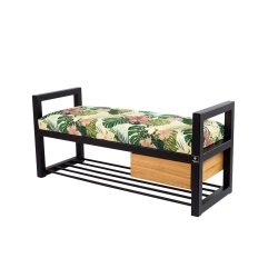 Ławka Pufa Tapicerowana Siedzisko Gładkie Tropic 01 Stal LGMS-5 Rozmiary od 50 cm do 200 cm