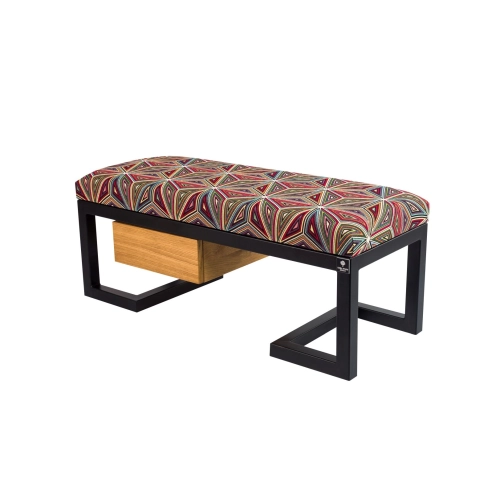 Ławka Pufa Tapicerowana Siedzisko Gładkie Malawi Stal LGMS-6 Rozmiary od 50 cm do 200 cm