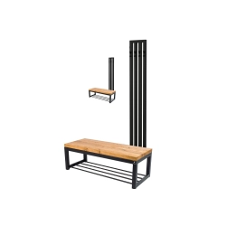 Ławka Industrialna z wieszakiem