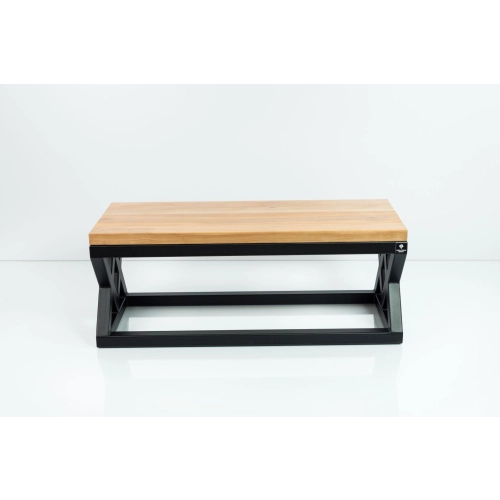 Ławka Metalowa Loft Siedzisko Drewno Lite Olcha LM-45 Rozmiary od 50 cm do 200 cm