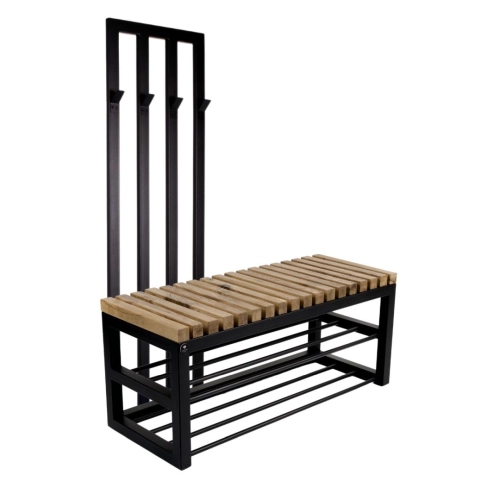 Ławka Industrialna z Wieszakiem