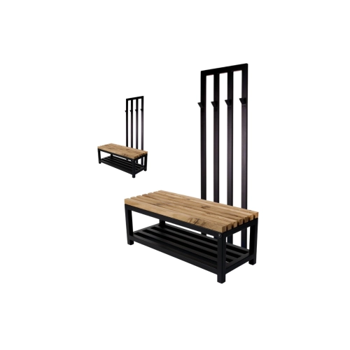 Ławka Industrialna z Wieszakiem