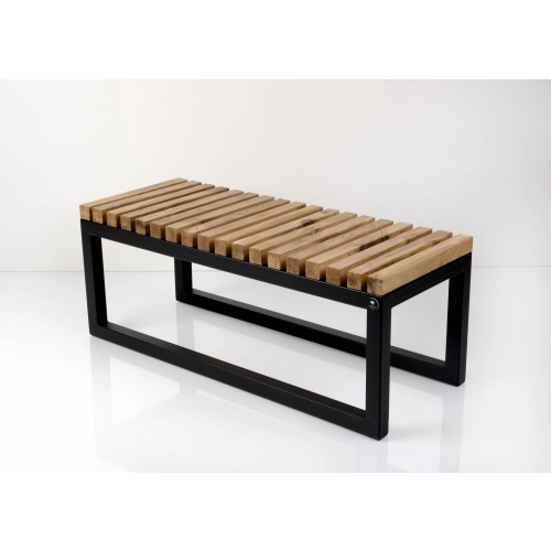 Ławka Metalowa Loft Siedzisko Drewno Lite LPD-14 Rozmiary od 50 cm do 200 cm