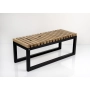 Ławka Metalowa Loft Siedzisko Drewno Lite LPD-14 Rozmiary od 50 cm do 200 cm