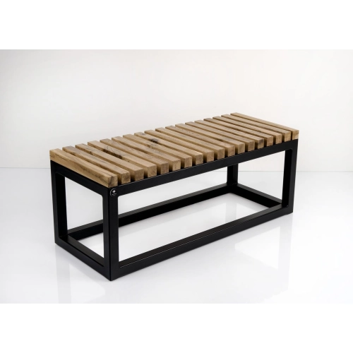 Ławka Metalowa Loft Siedzisko Drewno Lite LPD-18 Rozmiary od 50 cm do 200 cm