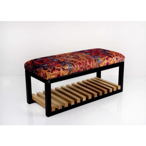 Ławka Pufa Tapicerowana Lawa 01 Stal LPD-3 Rozmiary od 50 cm do 200 cm