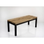 Ławka Metalowa Loft Siedzisko Drewno Lite LPD-30 Rozmiary od 50 cm do 200 cm