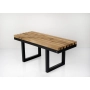 Ławka Metalowa Loft Siedzisko Drewno Lite LPD-31 Rozmiary od 50 cm do 200 cm