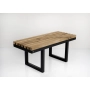 Ławka Metalowa Loft Siedzisko Drewno Lite LPD-31 Rozmiary od 50 cm do 200 cm
