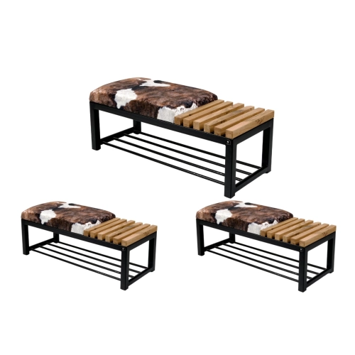 Ławka Pufa Tapicerowana Krowa 01 Stal LPD-8 Rozmiary od 50 cm do 200 cm