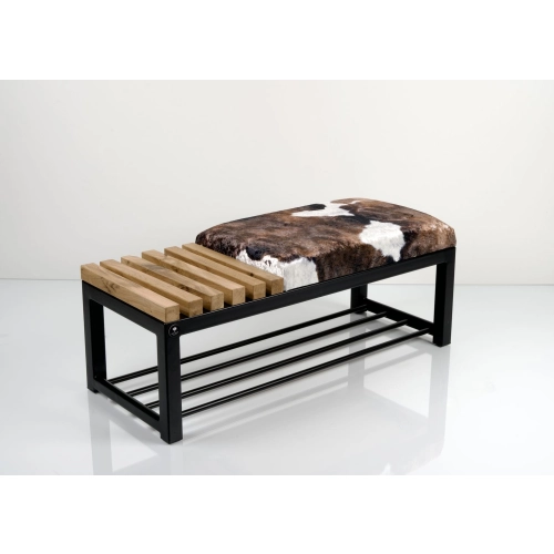 Ławka Pufa Tapicerowana Krowa 01 Stal LPD-8 Rozmiary od 50 cm do 200 cm