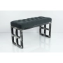 Ławka Metalowa Loft Siedzisko Pikowane Grafit LPM-17 Rozmiary od 50 cm do 200 cm