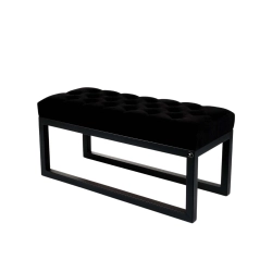 Ławka Pufa Pikowana Czary Guzik Tapicerowany Stal LPM-19 Rozmiary od 50 cm do 200 cm