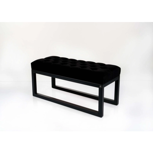 Ławka Pufa Pikowana Czary Guzik Tapicerowany Stal LPM-19 Rozmiary od 50 cm do 200 cm