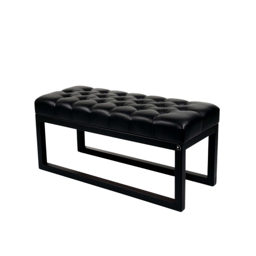 Ławka Pufa Pikowana Czary Ekoskóra Guzik Tapicerowany Stal LPM-19 Rozmiary od 50 cm do 200 cm