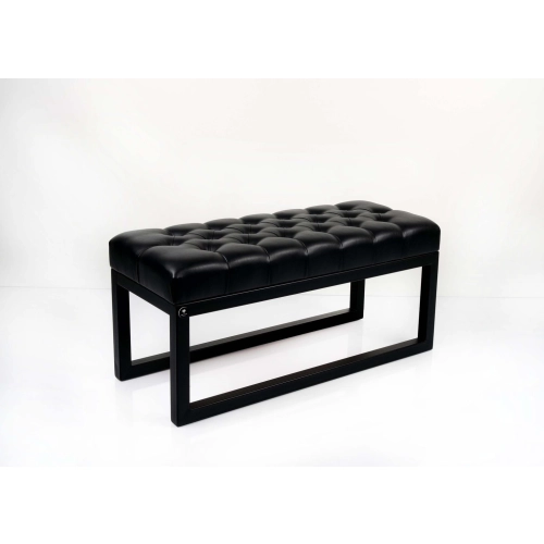 Ławka Pufa Pikowana Czary Ekoskóra Guzik Tapicerowany Stal LPM-19 Rozmiary od 50 cm do 200 cm