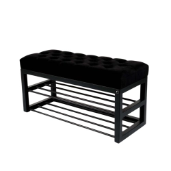 Ławka Pufa Pikowana Czary Guzik Tapicerowany Stal LPM-5 Rozmiary od 50 cm do 200 cm