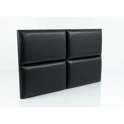 Panel Ścienny Tapicerowany Gładki Czarny PSG-1