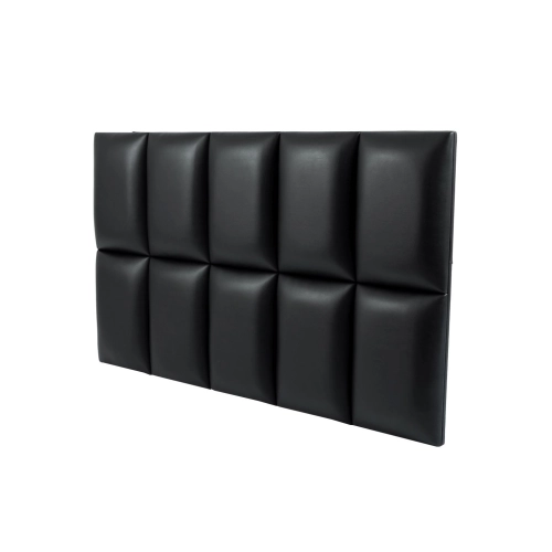 Panel Ścienny Tapicerowany Gładki Czarny PSG-2