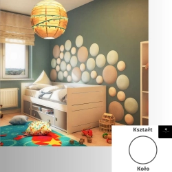 Panel Ścienny Tapicerowany Gładki Koło Circle PSG-8