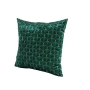 Poduszka Kwadratowa Welur Wachlarze Zieleń 03