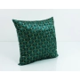 Poduszka Kwadratowa Welur Wachlarze Zieleń 03