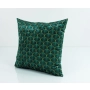 Poduszka Kwadratowa Welur Wachlarze Zieleń 03