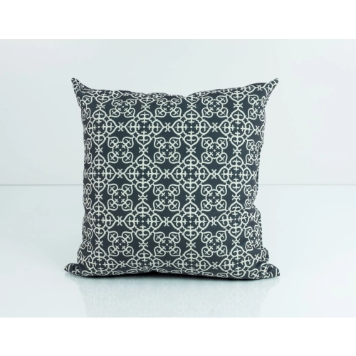 Poduszka Kwadratowa Welur Maroko Dark Blue