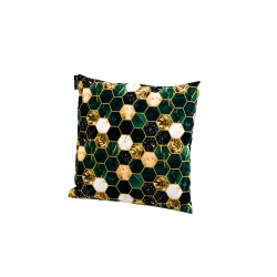 Poduszka Kwadratowa Heksagony Liście Monstery 2