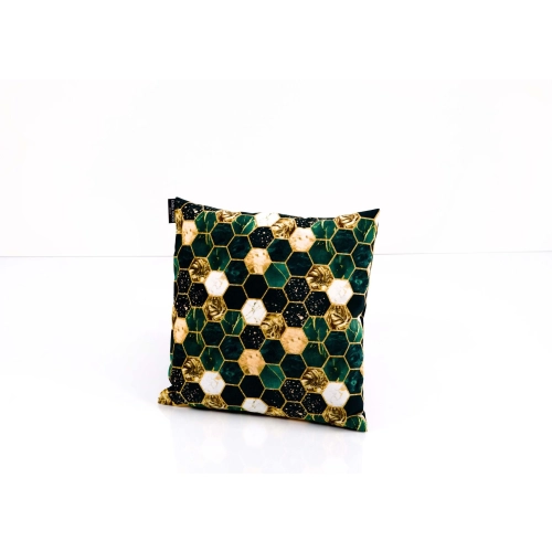 Poduszka Kwadratowa Heksagony Liście Monstery 2