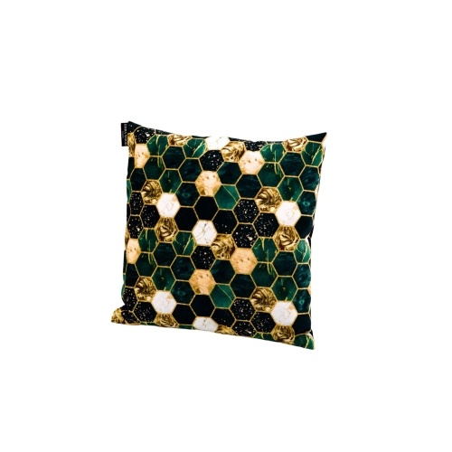 Poduszka Kwadratowa Heksagony Liście Monstery 2