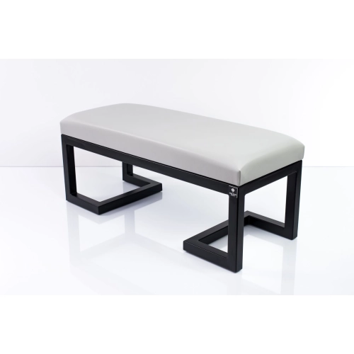 Ławka Pufa Tapicerowana Siedzisko Gładkie Ekoskóra Popiel LGM-1 Rozmiary od 50 cm do 200 cm