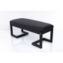 Ławka Pufa Tapicerowana Siedzisko Gładkie Ekoskóra Czarny LGM-1 Rozmiary od 50 cm do 200 cm