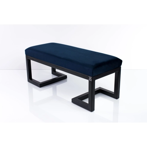Ławka Pufa Tapicerowana Granatowy LGM-1 Rozmiary od 50 cm do 200 cm
