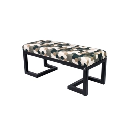 Ławka Pufa Tapicerowana Print AC2 LGM-1 Rozmiary od 50 cm do 200 cm
