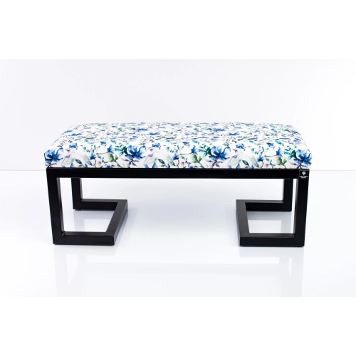 Ławka Pufa Tapicerowana Kwiaty Malowane LGM-1 Rozmiary od 50 cm do 200 cm