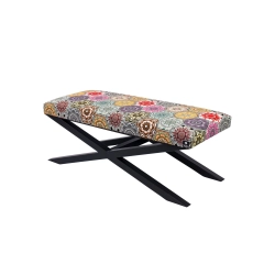 Ławka Pufa Tapicerowana Hexagony Mandala LGM-10 Rozmiary od 50 cm do 200 cm