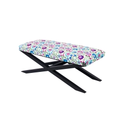 Ławka Pufa Tapicerowana Kwiaty Łowieckie LGM-10 Rozmiary od 50 cm do 200 cm