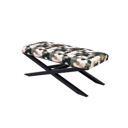 Ławka Pufa Tapicerowana Print AC2 LGM-10 Rozmiary od 50 cm do 200 cm