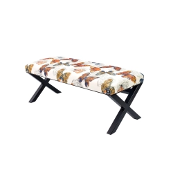 Ławka Pufa Tapicerowana Butterfly 05 LGM-11 Rozmiary od 50 cm do 200 cm