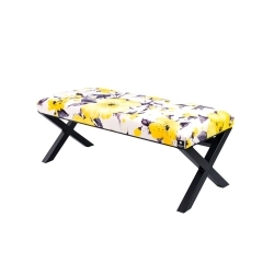 Ławka Pufa Tapicerowana Marakesz Żółty LGM-11 Rozmiary od 50 cm do 200 cm